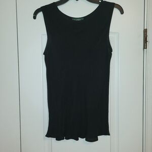 Vintage Ralph Lauren black Silk top